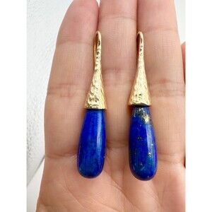 Veronese Earrings sterling silver 14k gold vermeil lapis lazuli